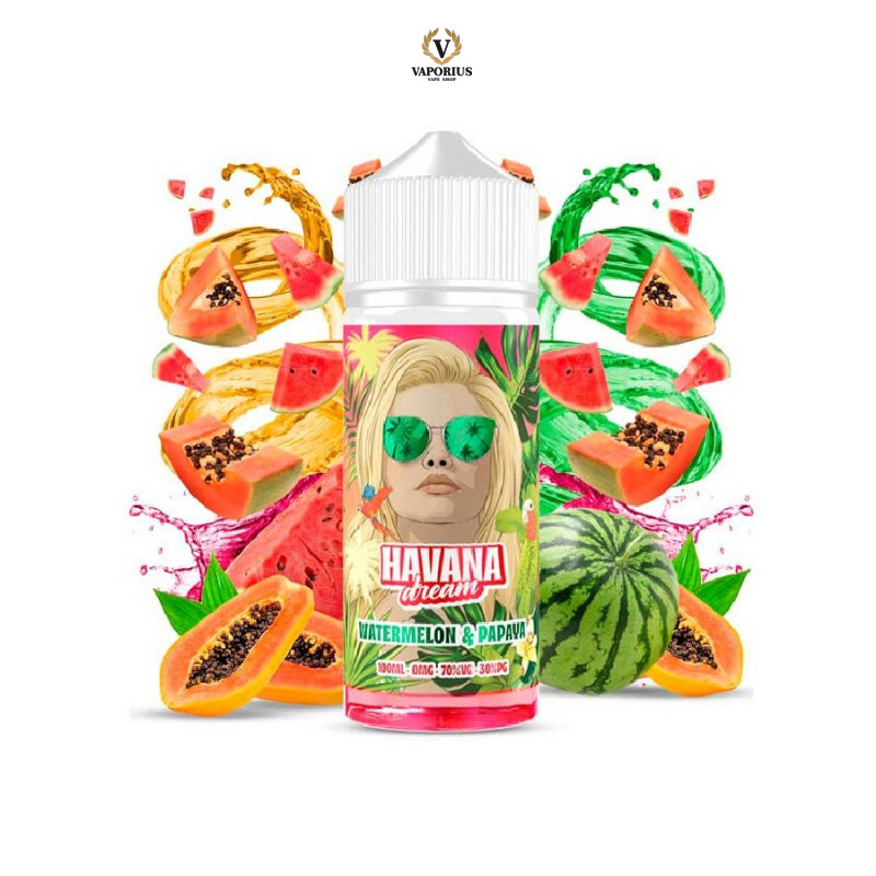 WATERMELON PAPAYA   HAVANA DREAM 100ml 0mg