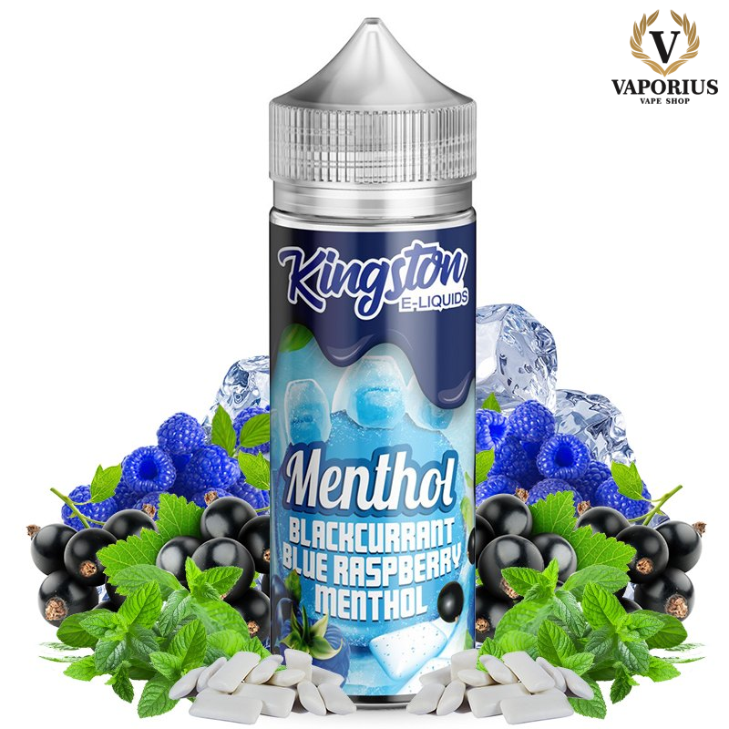 BLACKCURRANT BLUE RASPBERRY MENTHOL KINGSTON 100ML