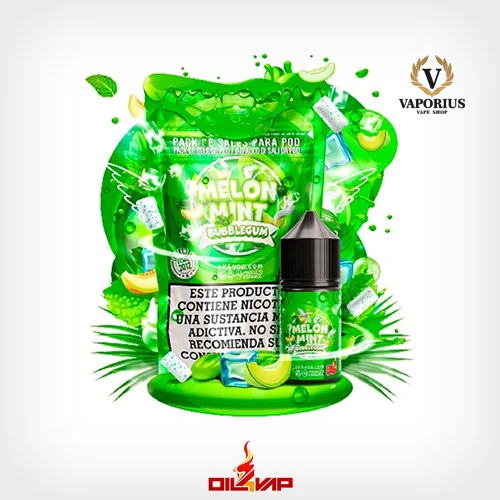 MELON MINT BUBBLEGUM PACK DE SALES OIL4VAP