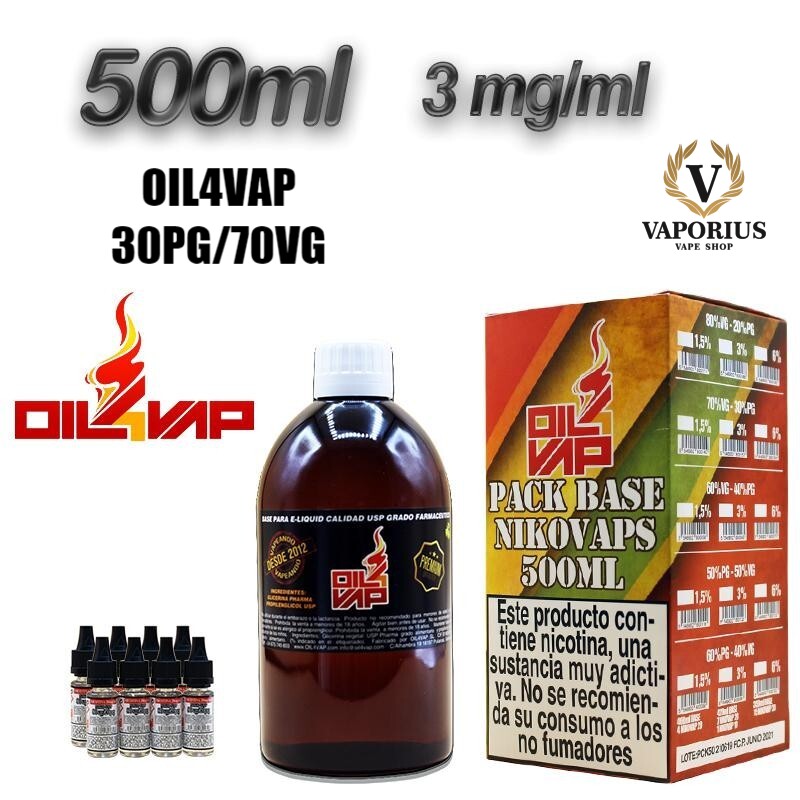 OIL4VAP 30PG/70VG 500ml 3MG