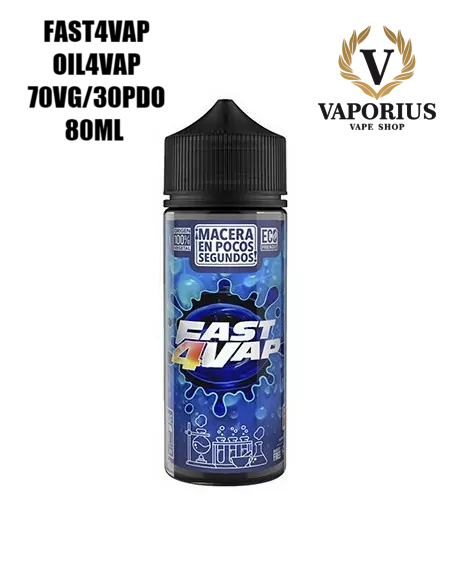 FAST4VAP OIL4VAP 70VG/30PDO 80ML 0MG