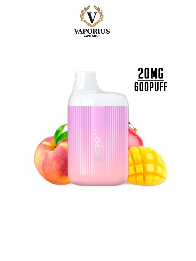 MANGO PEACH MICRO POD DESECHABLE 2%