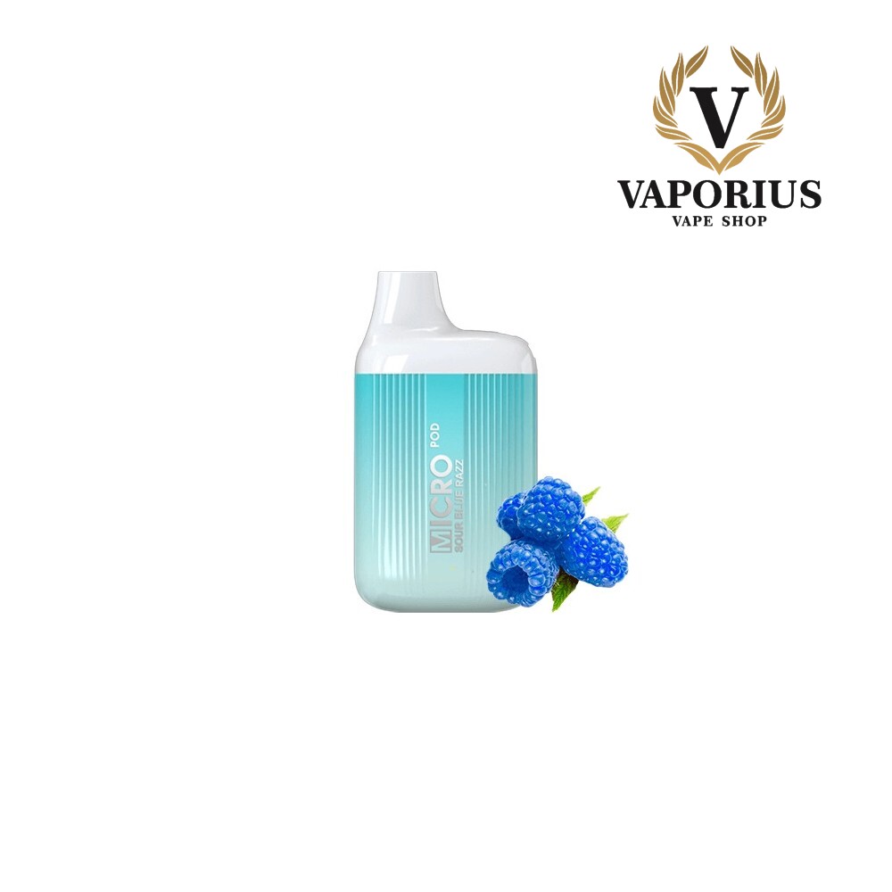 SOUR BLUE RAZZ MICRO POD DESECHABLES 2%