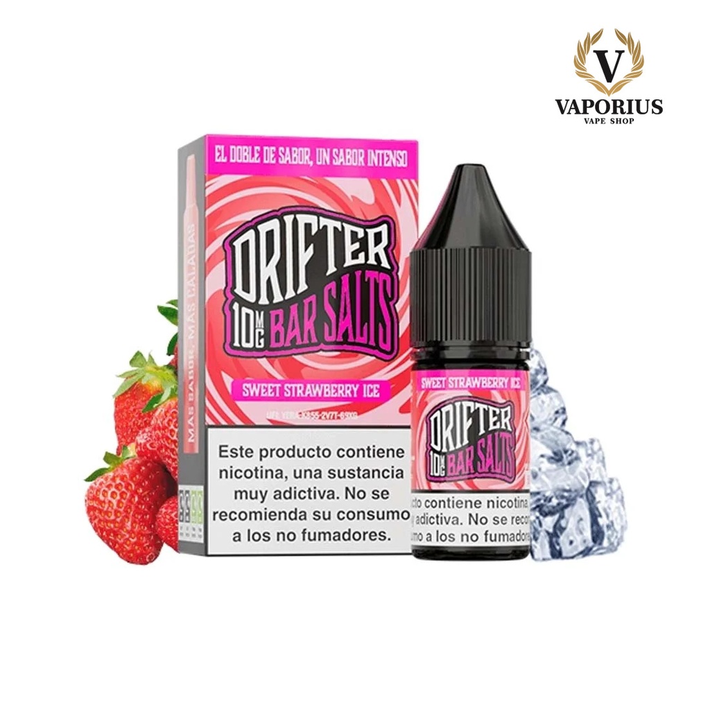 SWEET STRAWBERRY ICE DRIFTER BAR SALTS 10ML