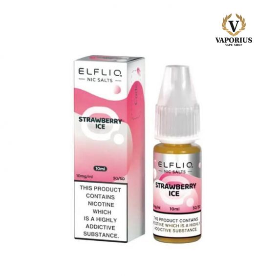 STRAWBERRY ICE ELFLIQUID SALTS 10ML