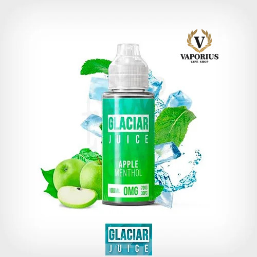 APPLE MENTHOL GLACIAR JUICE 100ML 0MG