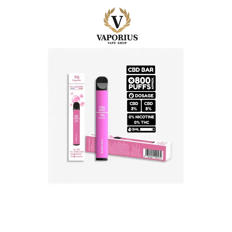 TENGRAMS CBD BAR 800PFS/MG CBD 3ML 0MG