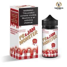 JAM MONSTER STRAWBERRY PB 100ML 0MG
