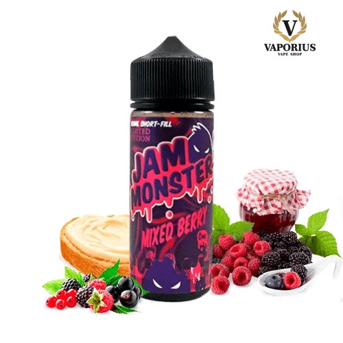 JAM MONSTER MIXED BERRY 100ML 0MG