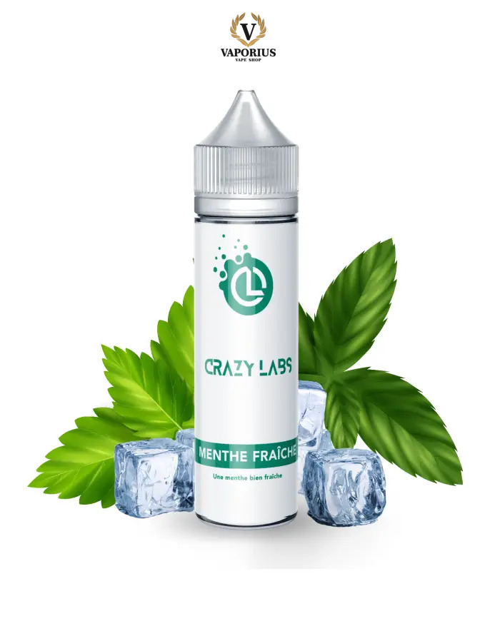 MENTHE FRAICHE CRAZY LABS 50ML 0MG