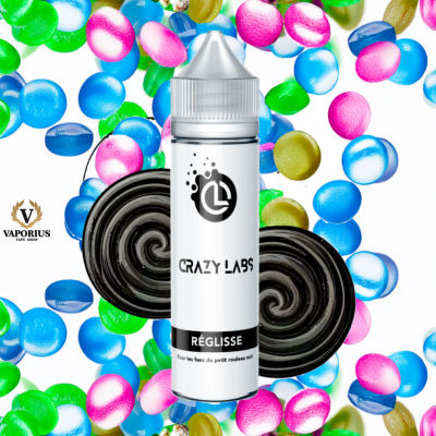 REGLISSE CRAZY LABS 50ML 0MG