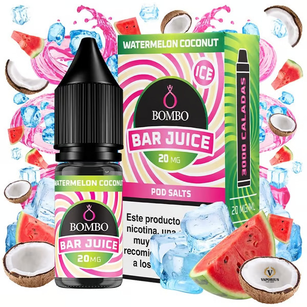 WATERMELON COCONUT 10ml BAR JUICE BY BOMBO