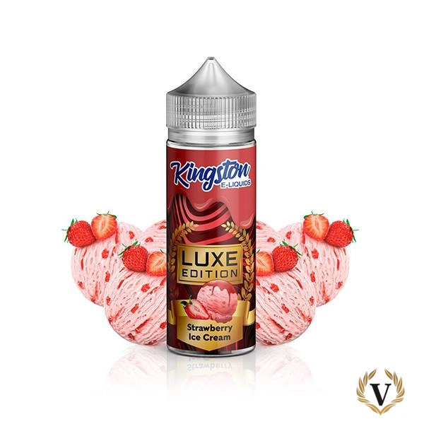 STRAWBERRY ICE CREAM KINGSTON E LIQUIDS 100ML 0MG