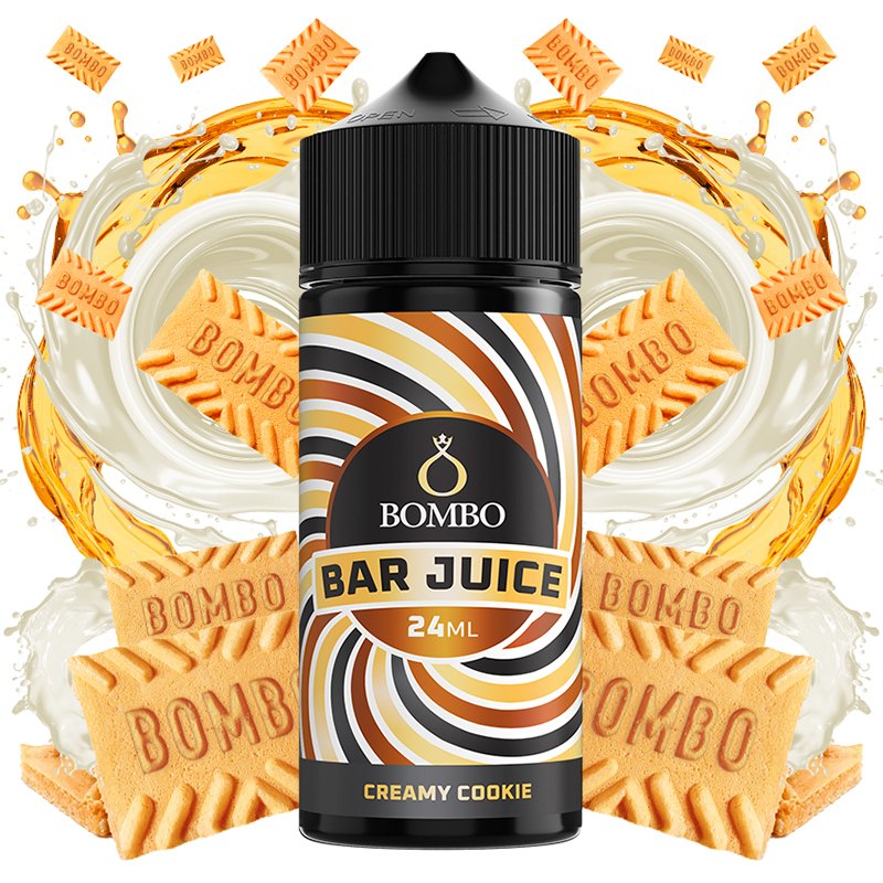 Aroma Creamy Cookie 24ml (Longfill) - Bombo Bar Juice - Tamaño : 24ml en bote de 120ml
