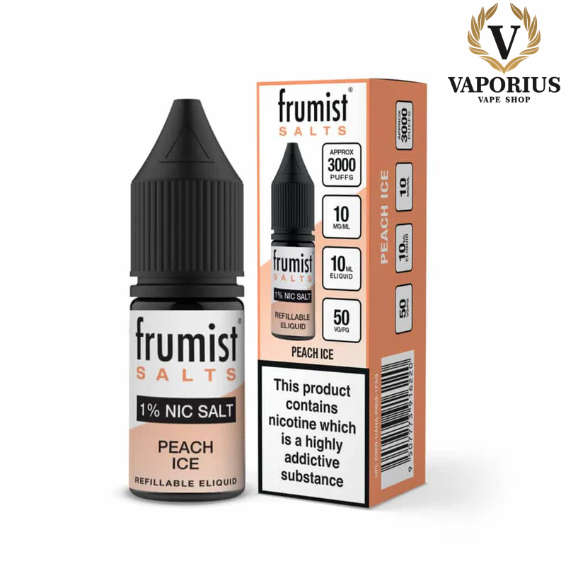 PEACH ICE FRUMIST SALTS 10ML