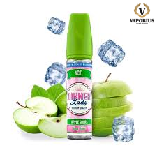 ICE APPLE SOURS DINNER LADY 50ML 0MG