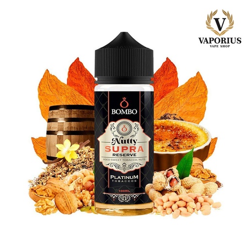 [V4535] NUTTY SUPRA RESERVE PLATINUM TOBACCOS 100ML 0MG