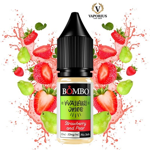 STRAWBERRY AND PEAR WAILANI JUICE BOMBO NICSALT 10ML