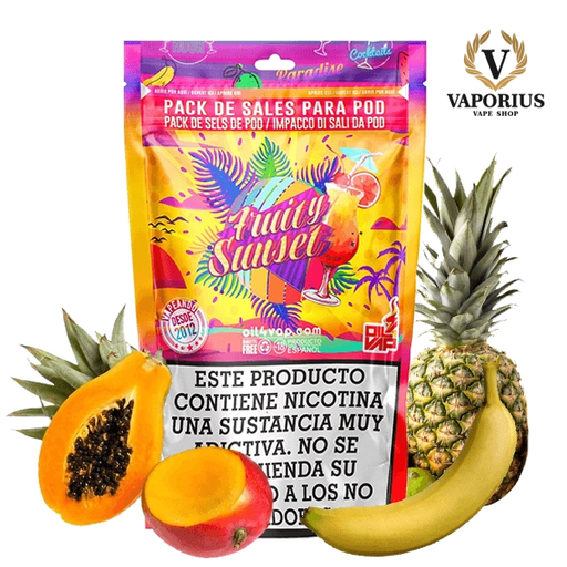 [V4202] FRUITY SUNSET PACK DE SALES OIL4VAP