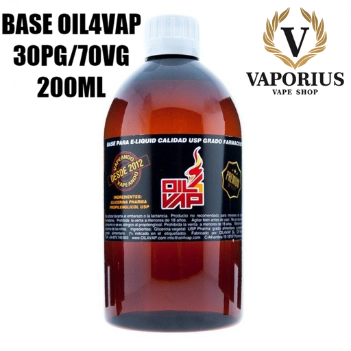 [V1018] BASE OIL4VAP 30PG/70VG 200ML