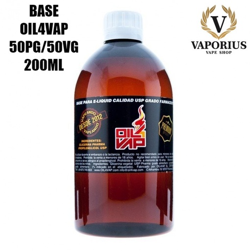 [V1022] BASE OIL4VAP 50PG/50VG 200ML