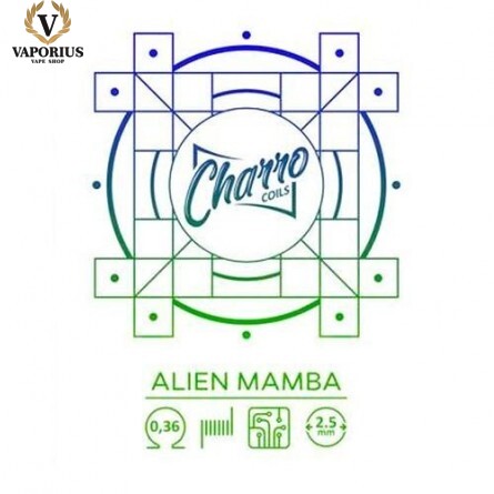 [V2577] ALIEN MAMBA SINGLE 0.36 Ohm CHARRO COILS