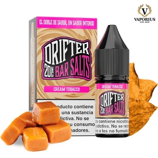 CREAM TOBACCO DRIFTER BAR SALTS 10ML