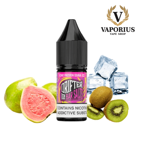 KIWI PASSION GUAVA ICE DRIFTER BAR SALTS 10ML