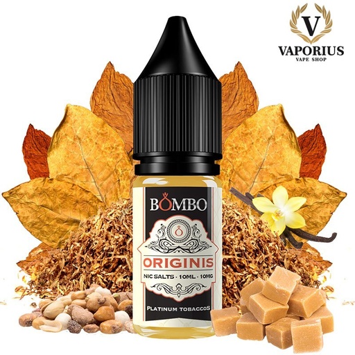 ORIGINIS  BOMBO PLATINUM TOBACCOS NIC SALTS 10ML