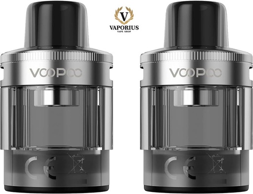 [V5390] PNP X EMPTY POD MTL SILVER 5ML VOOPOO