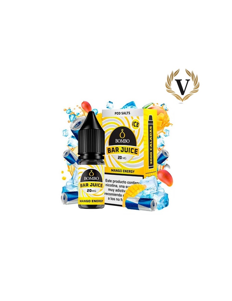 MANGO ENERGY 10ml BAR JUICE BY BOMBO