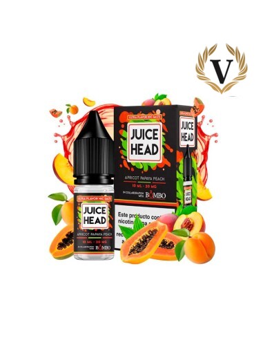 [2454] Apricot Papaya 10ml - Juice Head Nic Salts & Bombo - Nicotina : 10mg, Tamaño : 10 ml