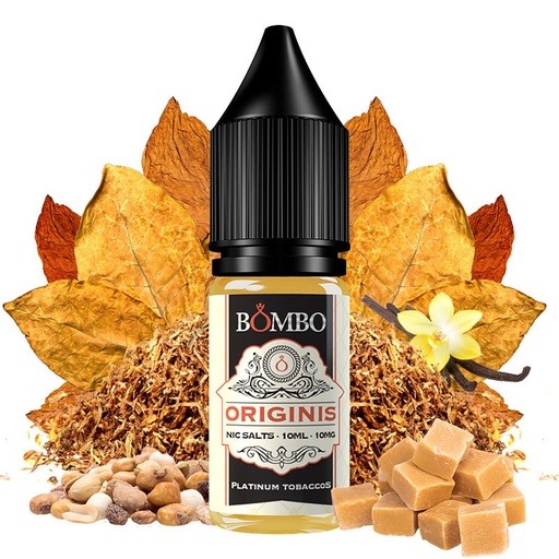 [2761] ORIGINIS BOMBO PLATINUM TOBACCOS NIC SALTS 10ML 20MG