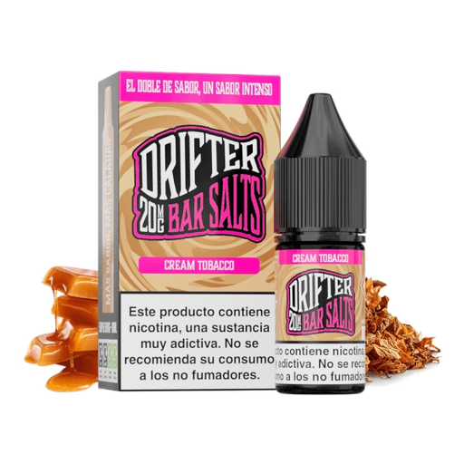 [2919] CREAM TOBACCO DRIFTER BAR SALTS 10ML 10MG