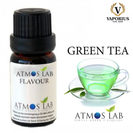 [V4438] AROMA GREEN TEA ATMOS LABS 10ML 0MG