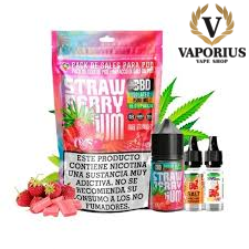 [V4402] PACK CBD + SALES STRAWBERRY 1500MG OIL4VAP