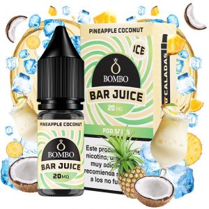 Pineapple Coconut Ice 10ml - Bombo Bar Juice - Nicotina : 10mg, Tamaño : 10 ml