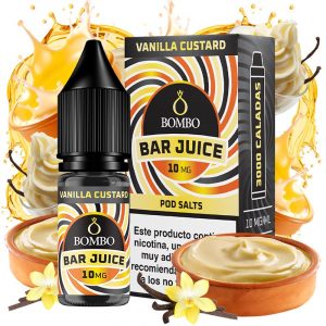 VANILLA CUSTARD 10ml - Bombo Bar Juice - Nicotina : 10mg, Tamaño : 10 ml